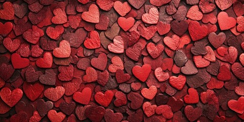 Aufkleber - Photo of heart texture background for Valentine's Day.