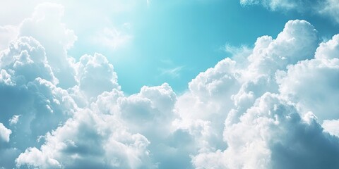 Poster - Abstract natural backdrop featuring clouds. Stunning sky with clouds.