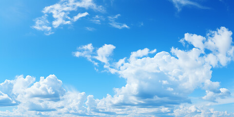 Wall Mural - blue sky with white cloud background. white cloud with blue sky background
