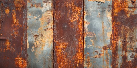 Poster - background of rusted metal