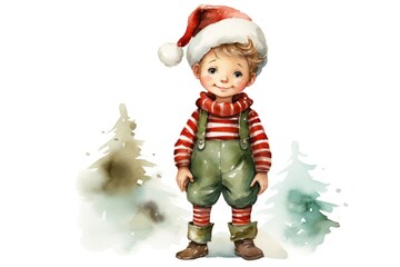 Christmas cute doll baby.