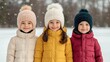 © nunoi - Family ice skating at an outdoor rink, bundled up in winter gear, smiles and joy, holiday, activity