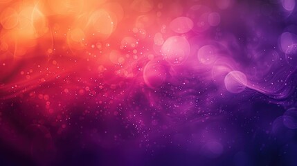 Wall Mural - A vivid purple and pink nebula with sparkling stars and swirling clouds.