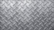 © Irina - Seamless metal plate texture with diamond pattern, industrial silver tones, for backgrounds and designs.