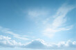© john - Summer blue sky cloud gradient fade white background. Beauty clear cloudy in sunshine calm bright winter air bacground. Wide vivid cyan landscape in environment day Outdoor horizon skyline spring wind