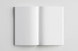 © Jane_S - A blank, open book with clean white pages, ready for content. The minimalist design highlights the simplicity and potential for creativity.
