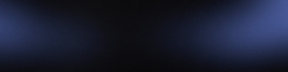 Poster - Dark blue abstract blurred background with grain effect. Design for poster, header, background, etc.