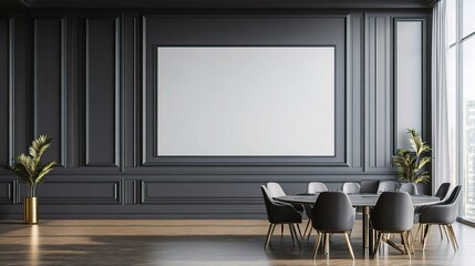 Wall Mural - Modern Conference Room with Minimalist Design