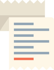 Poster - paper receipt being printed out from a pos terminal with a serrated edge