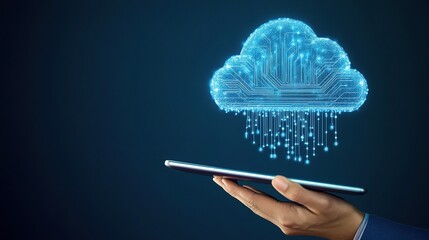 Poster - Digital Cloud Technology Over a Handheld Device