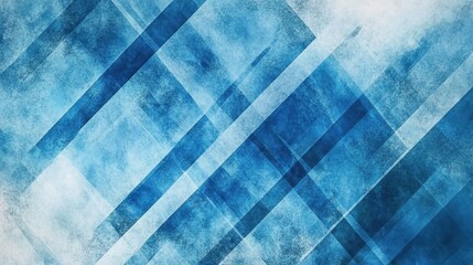 Poster - Modern blue geometric diagonal overlay background, suitable for promotional material, professional posters, or business ad templates.