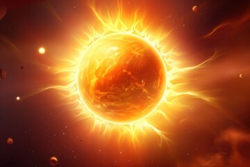 Wall Mural - sun astronomy universe outdoors.