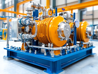 Advanced industrial compressor system for enhanced performance in manufacturing and production environments