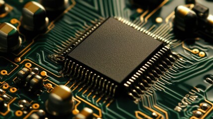 Poster - Microchip Close-up