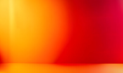 Poster - A sleek gradient background with orange and red tones, perfect for creating an elegant atmosphere in your presentation or corporate visual identity design