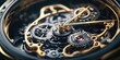 © kiimoshi - Close-up of intricate watch gears and mechanisms, showcasing craftsmanship and precision.