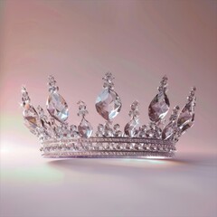 Poster - Elegant diamond-studded royal crown