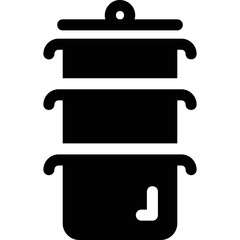 Simple vector icon double boiler