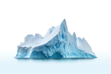 Canvas Print - Iceberg landscape outdoors nature white.