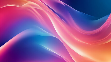 Poster - abstract background with smooth lines