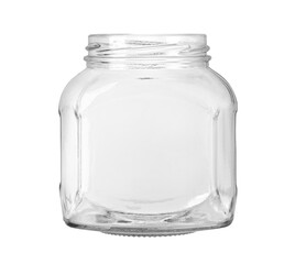 Canvas Print - empty glass jar