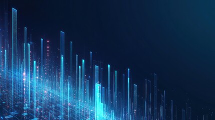Poster - Abstract Digital Cityscape