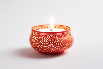 Poster - Diwali candle illuminated decoration tradition.