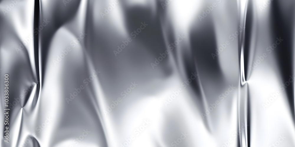 Silver foil background shiny steel gradient template and metallic for ...
