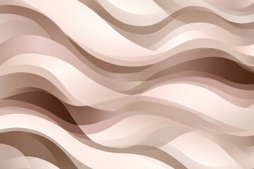 Leinwandbilder - Neutral beige waves blend softly in this abstract composition, promoting a calming visual flow reminiscent of serenity, soft transitions, and a gentle ambiance.
