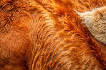 Textured Close-Up of Brown Cow Skin for Nature Enthusiasts and Animal Lovers Capturing the Beautiful Patterns and Colors of Animal Fur Textures in Photography