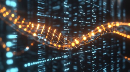 Digital DNA Sequencing Visualization