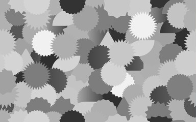 Poster - Abstract Floral sticker seamless pattern vector texture fabric textile paper print packaging wrapping background wallpaper transparent