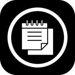 Poster - Notepad Icon Design