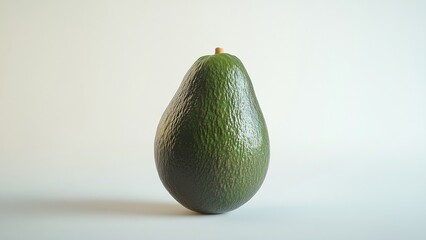 avocado on a white background