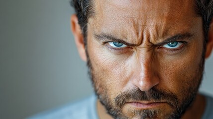 Poster - A man with a beard