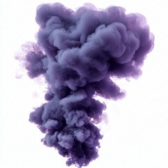 Poster - Haunting mystical clouds fogging up in the night during Halloween.