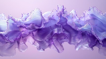 Leinwandbilder - An abstract purple background with glossy purple balls in motion creates an energetic and vibrant visual effect for modern design and digital art.