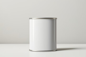 Wall Mural - Oil tin can cylinder gray container.