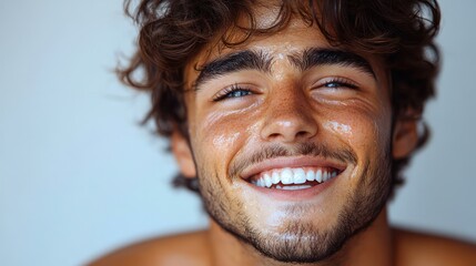 Poster - A man with a beard and a smile on his face