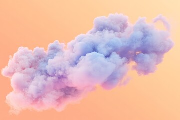Poster - A captivating cloudscape with dreamy pastel hues, showcasing soft transitions between colors, evoking a serene and artistic expression of tranquility and harmony.