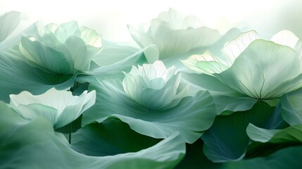 Poster - Dreamy Lotus Garden