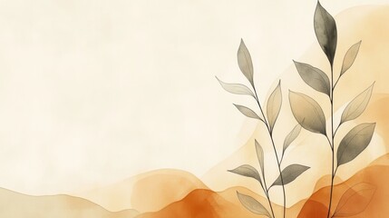 Wall Mural - Abstract Nature Illustration