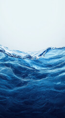 Poster - Captivating blue ocean waves the serenity and power of nature's water surface in motion