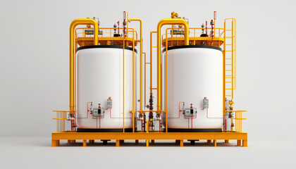 Aufkleber - Industrial storage tanks a comprehensive overview of design functionality and safety standards in modern manufacturing facilities