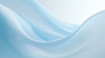 Poster - Abstract Blue Waves