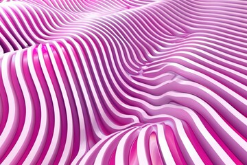 Poster - A wavy design on a pink and white background, great for use in designs, presentations, or social media posts