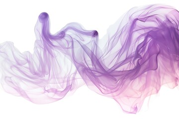 Poster - A close-up shot of pink and purple smoke swirling together in mid-air