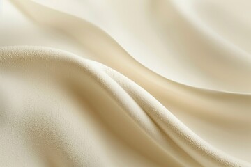 Poster - A close-up view of white fabric with intricate details