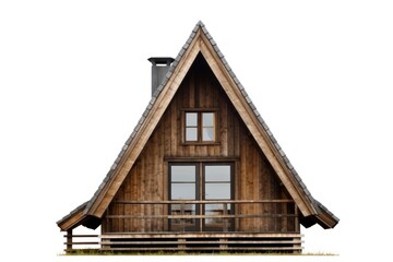 Canvas Print - House wood architecture building.