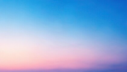 Aufkleber - Gradient Skies. Soft Pastel Horizon with Subtle Blue-Pink Transition, Ideal for Calm and Tranquil Backgrounds in Presentations, Websites, and Promotional Banners with Ample Copy Space